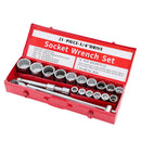 Drive Metric Socket Set 3/4"- 21Piece 19-50mm