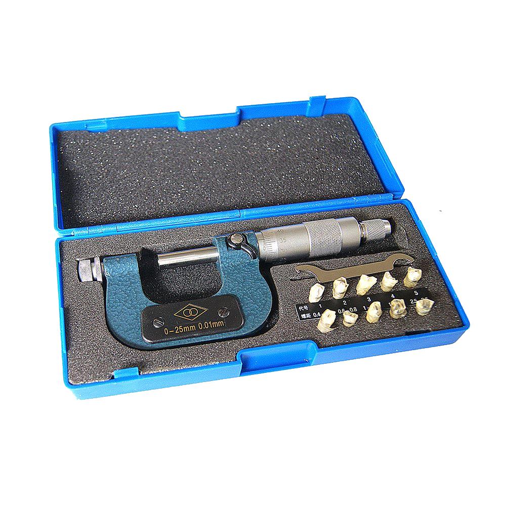 Special Application thread Micrometer set 0-25mm