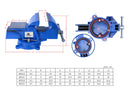 Bench Vice Swivel Base 3" to 8"