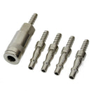 British Standard Air Compressor Hose Quick Coupler Set 5PCs Set 8mm
