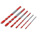 Multi-Purpose Drill Bit Set 6PCs (4-5-6-8-10-12)
