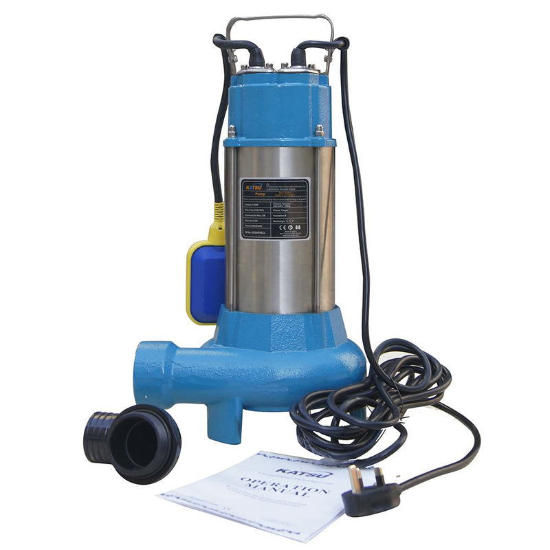 Heavy Duty 1.1kw Submersible Sewage Water Pump With Shredder freeshipping - Aimtools