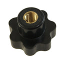 Through Hole Star Bakelite Machine Handle 2PCs