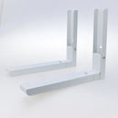 Microwave Shelf Brackets White, Stainless Steel (White) freeshipping - Aimtools