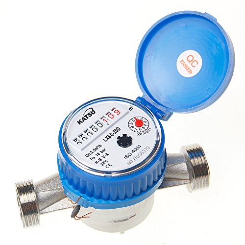 Cold Water Flow Meter Brass 20mm Dry Dial freeshipping - Aimtools