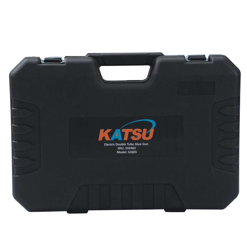 KATSU FIT-BAT 21V Cordless Caulking Gun with 300ml Aluminum Tube, Anti-Drip  Battery Powered Electric Sealant Adhesive Gun in Plastic Case, Without