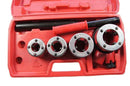 Manual Pipe Ratchet Threading Kit 5Pc freeshipping - Aimtools