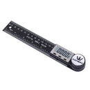 Digital Angle Finder Ruler Plastic Black 200mm