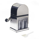 Manual Ice Crusher Machine Tray & Scoop for Cocktails & Smoothies