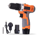 Impact Cordless drill 12V 2 Batteries