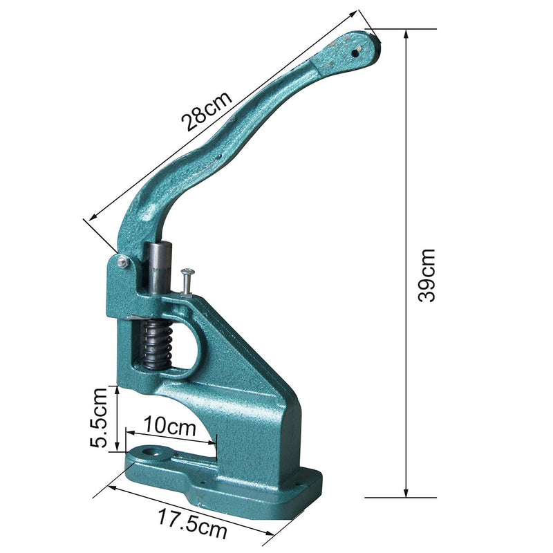 Eyelet Punch Machine Press Hole Tool Grommet Set Kit freeshipping - Aimtools