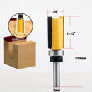 Flush Trim Pattern Template Router Bit Set 4PCs 1/4"