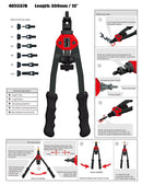 Heavy Duty Manual Nut Riveter  13" freeshipping - Aimtools