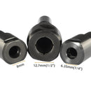 Router Bit Extension Shank 1/4", 1/2", 8MM