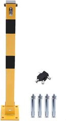 Yellow & Black  Car Parking Space Lock Bollard freeshipping - Aimtools