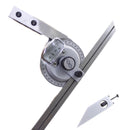 High Precision Vernier Adjustable Protractor 0-360 freeshipping - Aimtools