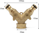 Water Tap Divider Auto Connector Copper