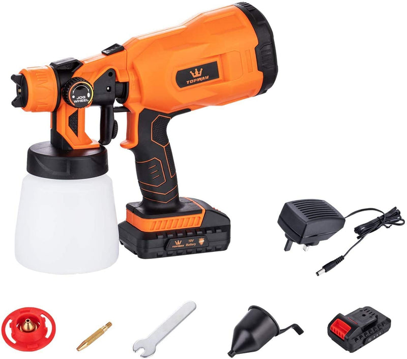 Cordless Paint Spray Gun With Battery