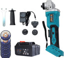 FIT-BAT Cordless Angle Grinder With Battery & 10 discs