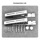 Microwave Shelf Brackets Stainless Steel 201 With Hooks