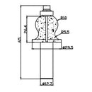 Electro Diamond Marble Grinding Router Bits freeshipping - Aimtools