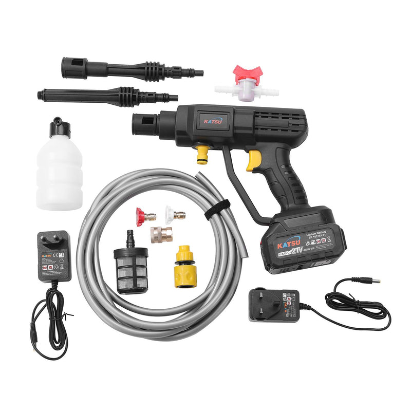 FIT-BAT Cordless Pressure Washer with 4.0Ah Battery
