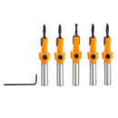 Woodworking Countersink Drill Bit set 5PCs