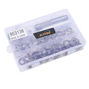 Eyelets With Tool Kit 2 Colours 14MM 100PC