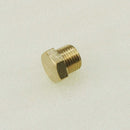 Copper Air Line Hex Male Thread End Cap 1/8" to 1/2"