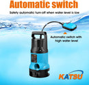 Portable Submersible Pump 400W With 10M Hose 1"