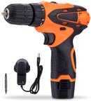 Basics Cordless Drill 10mm Keyless Chuck 12V