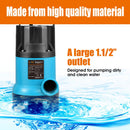 Portable Submersible Pump 400W With 10M Hose 1"