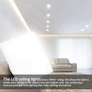 White LED Panel Light Square freeshipping - Aimtools