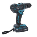 UNI-FIT Cordless Impact Drill 13mm with 2 batteries 2.0A & Accessories in BMC