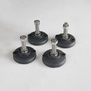 Stainless Steel with Adjustable Feet 100x16x60mm 4 Pieces