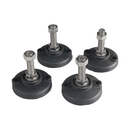 Stainless Steel with Adjustable Feet 100x16x60mm 4 Pieces