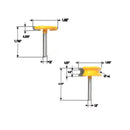 Flute & Bead Canoe Joint Router Bit Set 2PC 1/4"
