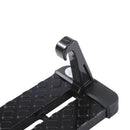 Car Doorstep Foot Folding Pedal 2pcs- Black