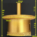 Diamond Core Bit 2 Stages For Sinks freeshipping - Aimtools