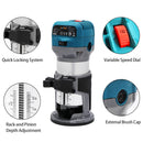 Timmer With SP10174805 Plunge Base and Router Bit133008+Bushing Set 105436