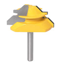 45° Joint Router Bit & 2Pcs Tongue and Groove Set 1/4" 1-1.3/8