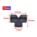 Air Vent Ducting T Pipe Outlet Exhaust Connector 75mm