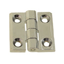 Electric Board Cover Industrial Hinges Chrome 40x40mm 1 Pair