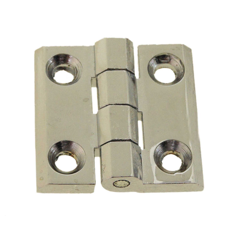 Electric Board Cover Industrial Hinges Chrome 40x40mm 1 Pair