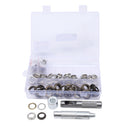 Eyelets With Tool Kit 2 Colours 12MM 100PC