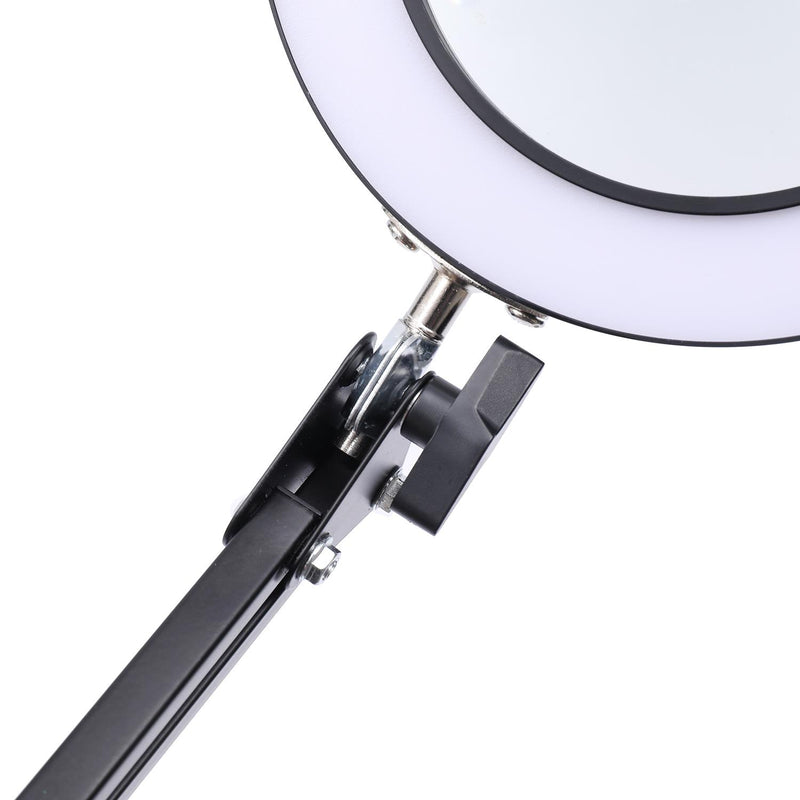 NUF 5X LED Magnifying Light with Clamp 250mm Black