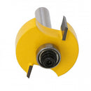 Rabbeting Router Bit with 6 Bearings Set 1/4"