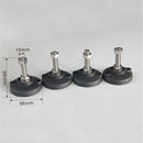 Stainless Steel with Adjustable Feet 100x16x60mm 4 Pieces