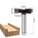 Surfacing Router Bits 12mm Shank 2" Diameter
