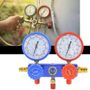 Manifold Gauge Set, with Hose, Air Conditioning Refrigerant Diagnostic Fluor Manifold Table Gauge